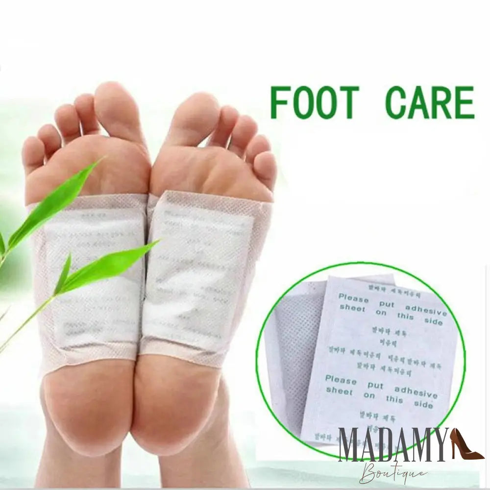 Adesivos Foot Detox Pads Drenagem Linfática