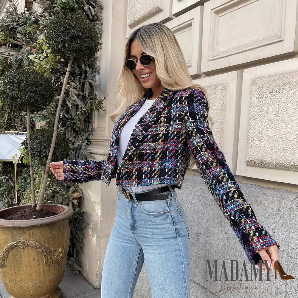 Blazer Cropped Preto / Pp