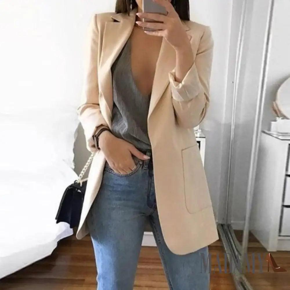 Blazer Madamy British Caqui / P