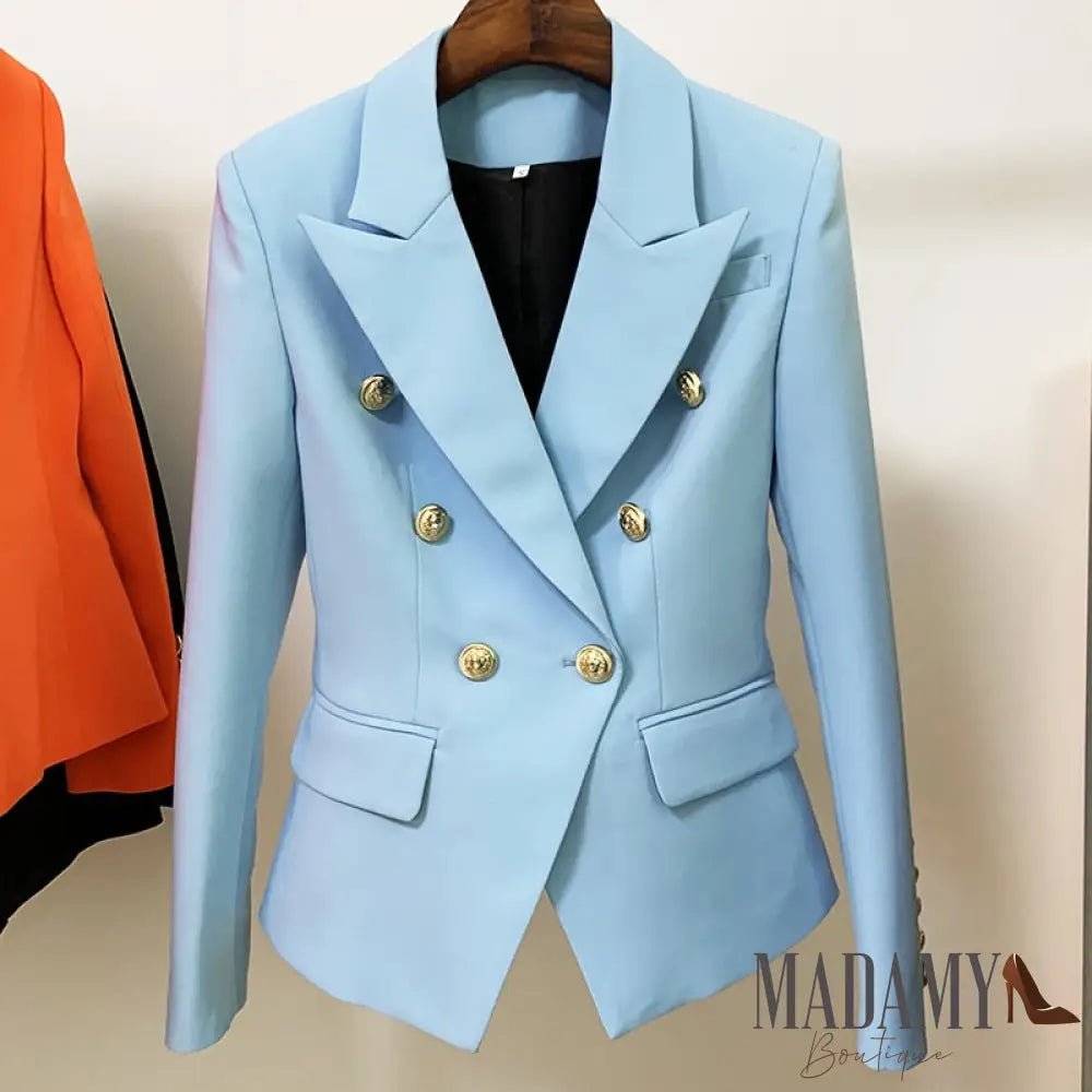 Blazer Madamy Columbus Azul Bebê / Pp