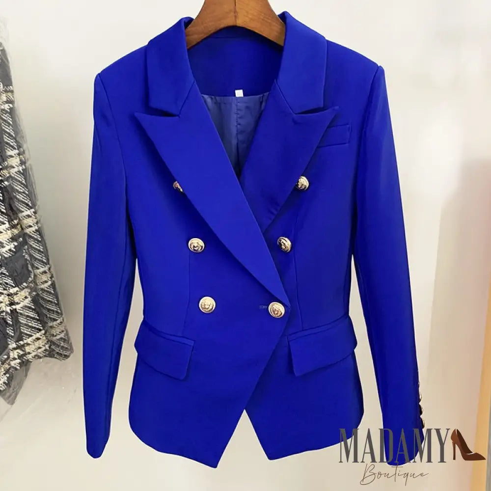 Blazer Madamy Columbus Azul Royal / Pp