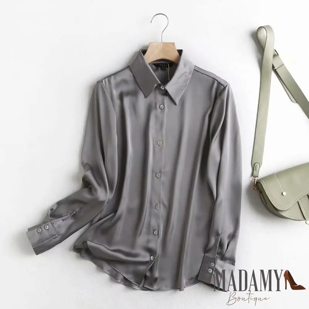 Blusa Madamy Cally Cinza / P