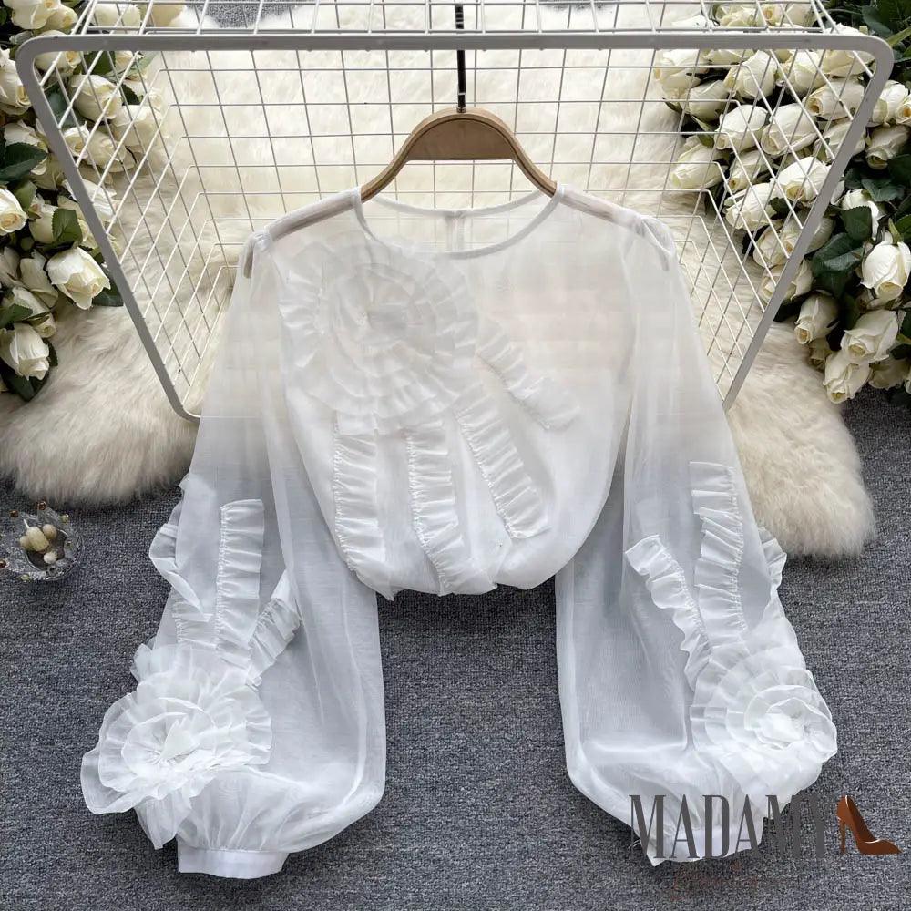 Blusa Madamy Carlisle White / One Size