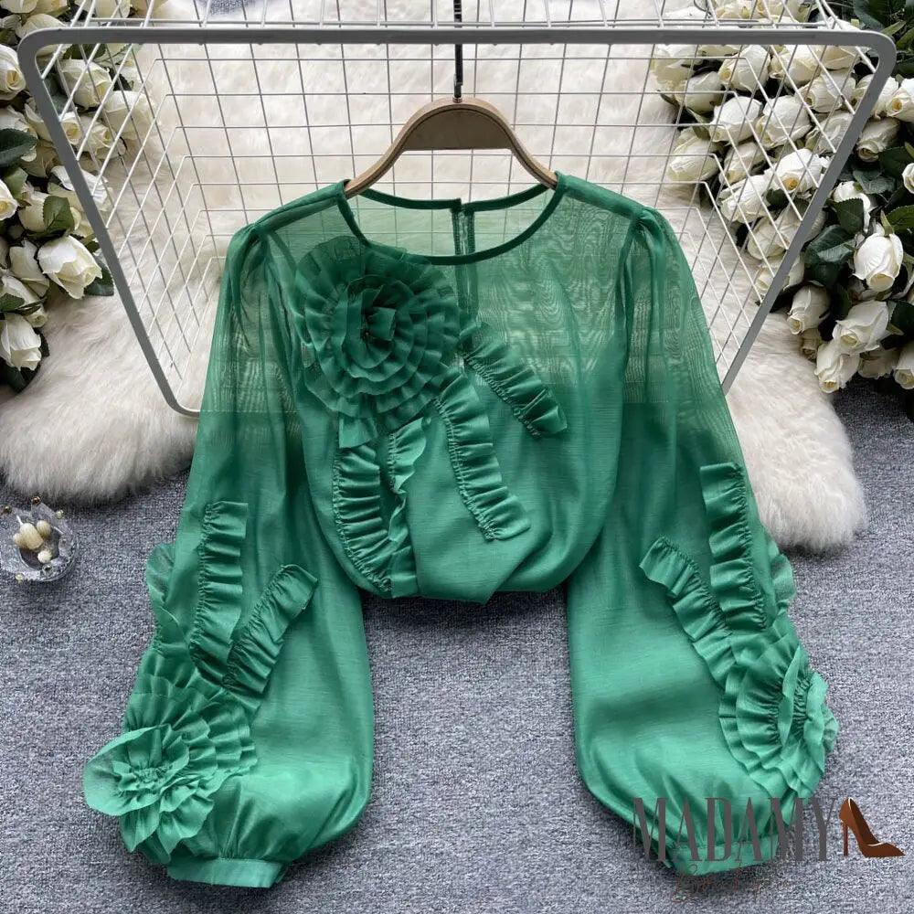 Blusa Madamy Carlisle Green / One Size
