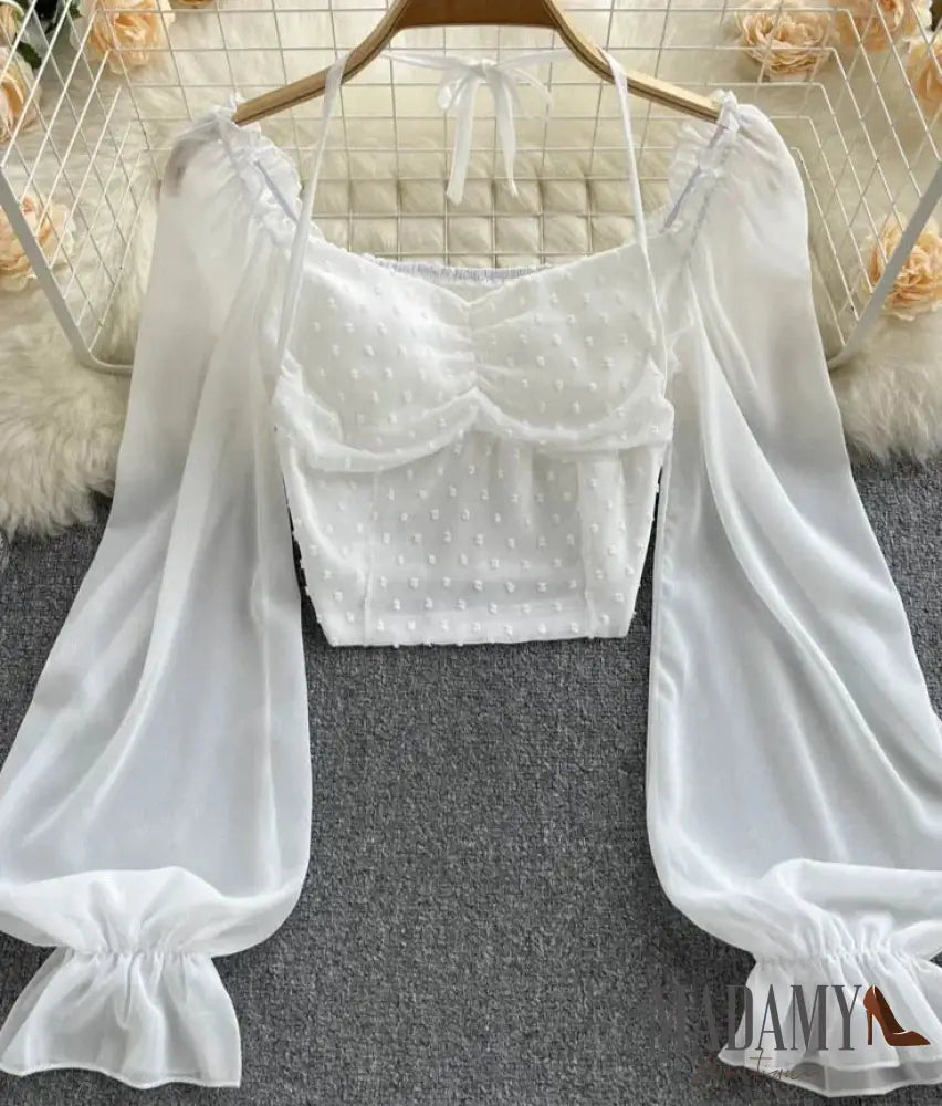 Blusa Madamy De Chiffon Elegante