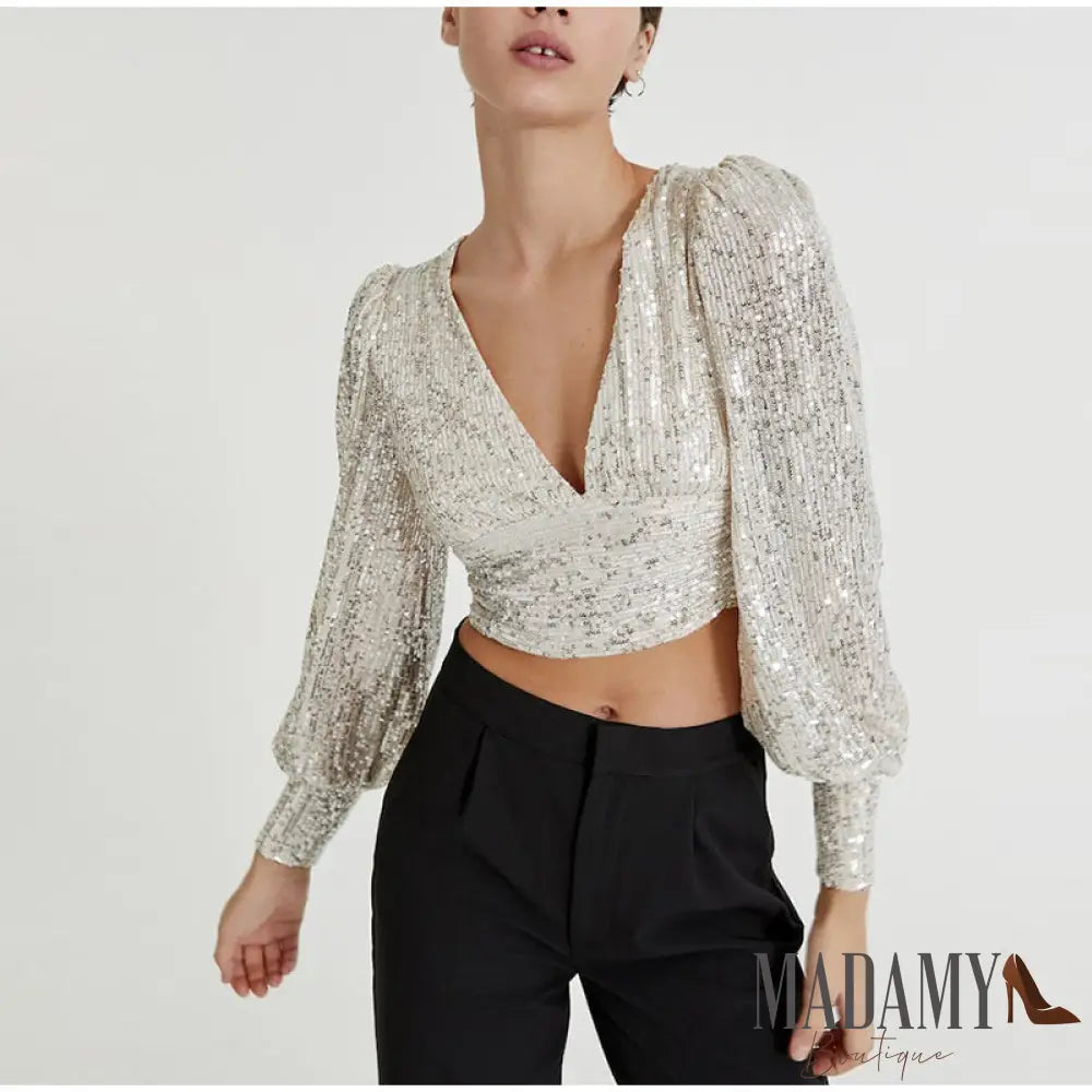 Blusa Madamy Estrela Prata / P