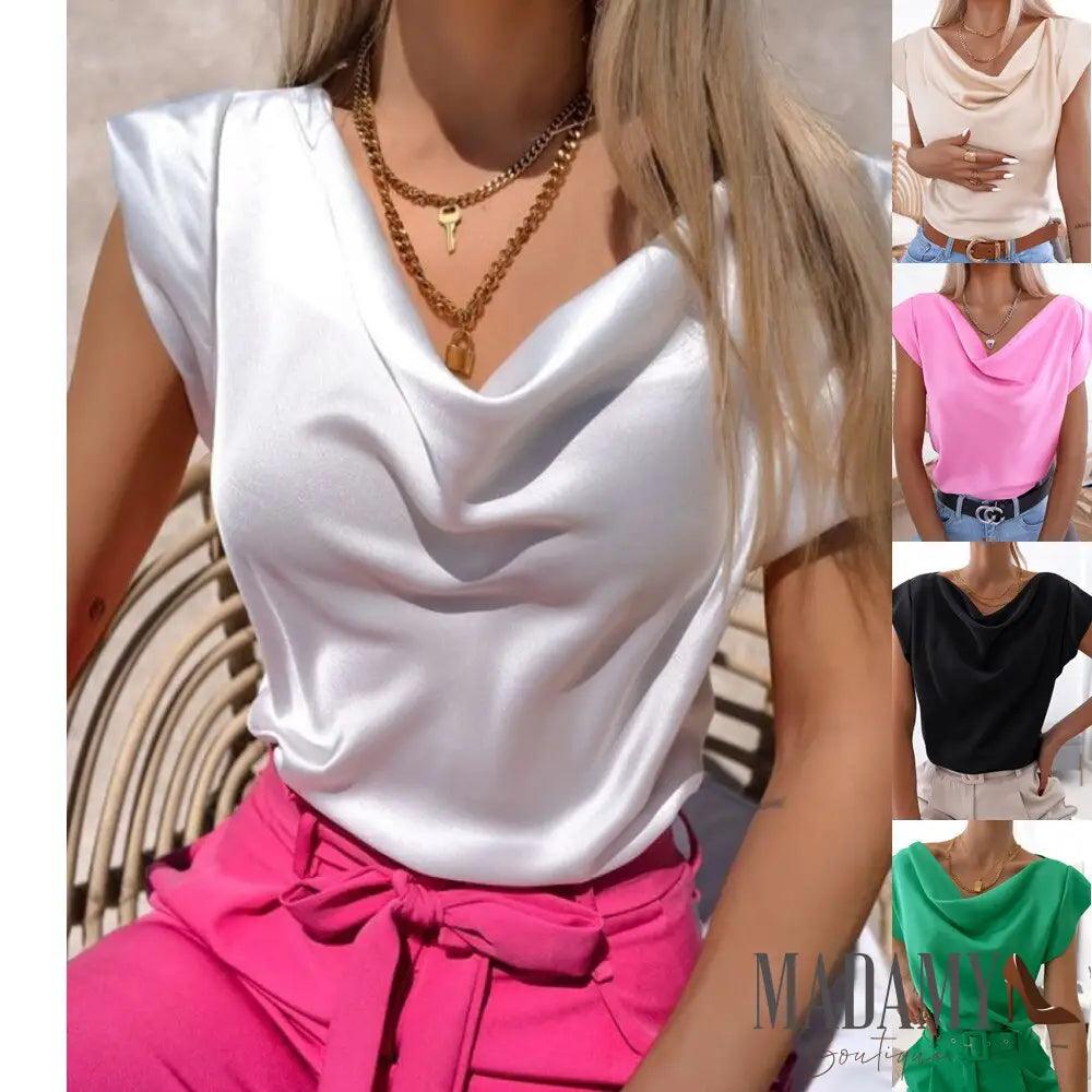 Blusa Madamy Milla Branco / P