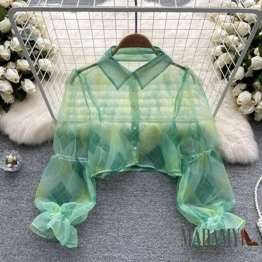 Blusa Madamy York Green / One Size