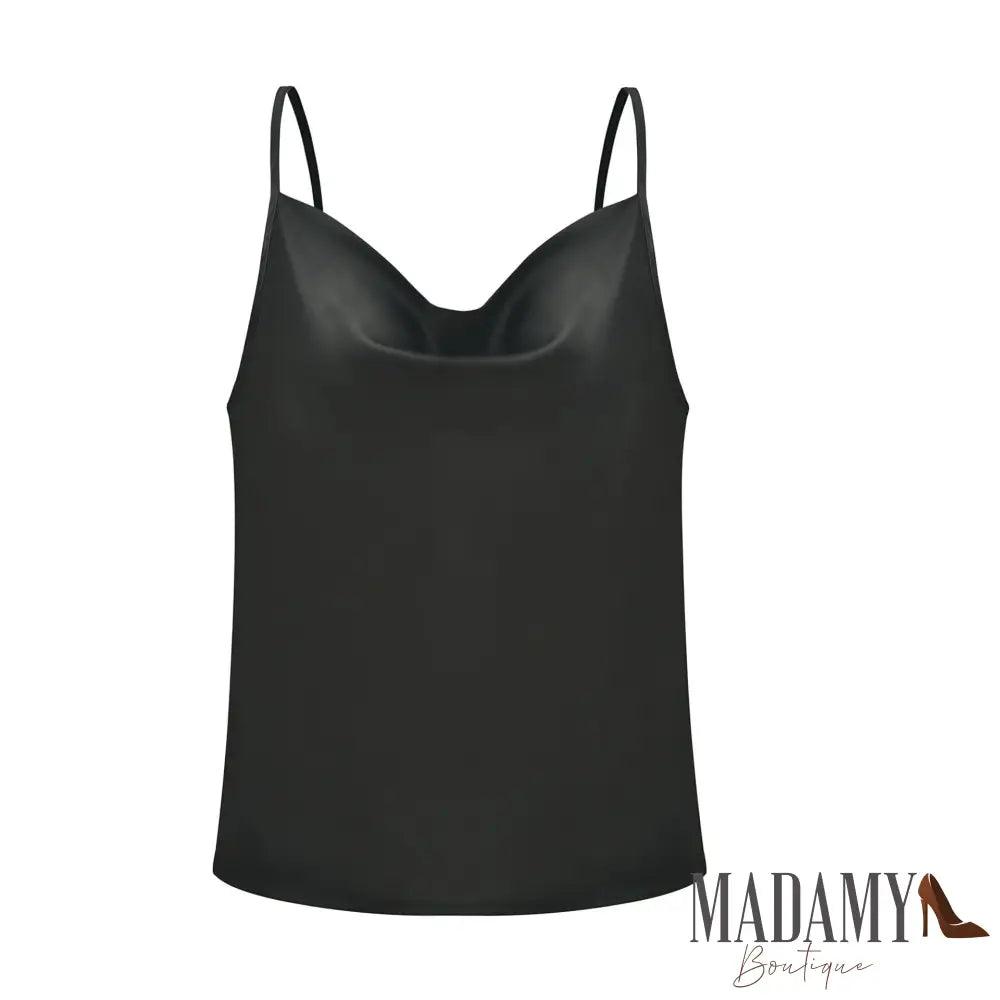 Blusa Seda Preto / P