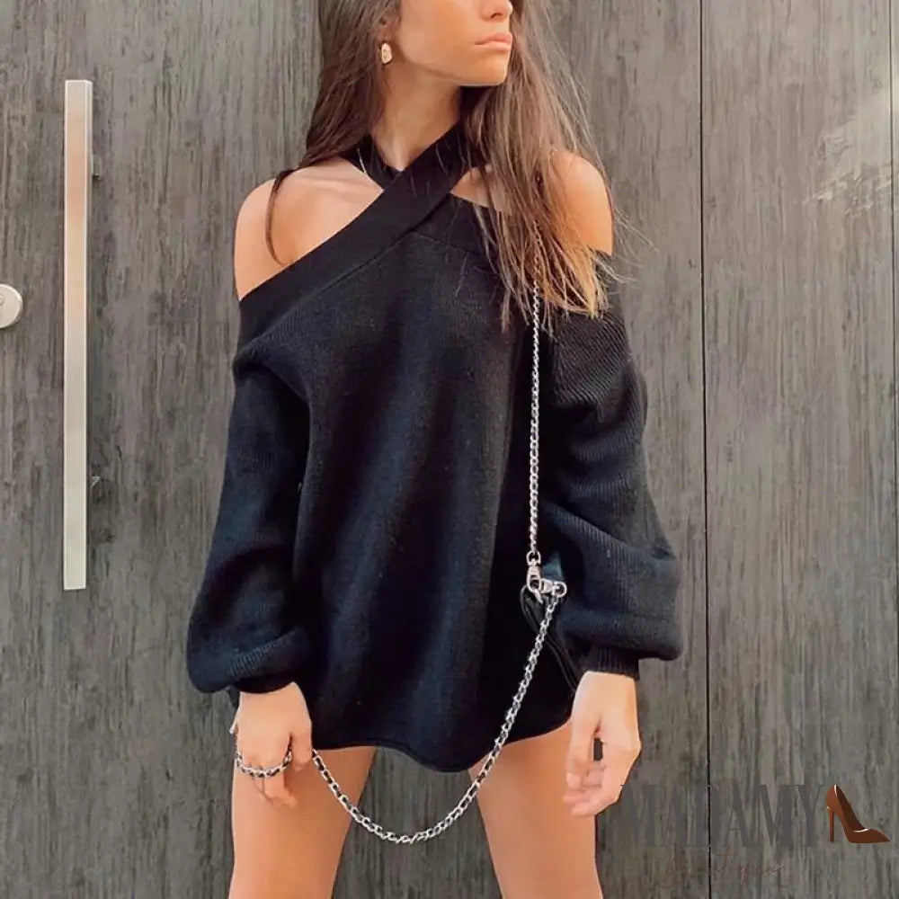 Blusa Transpassada Preto / Único