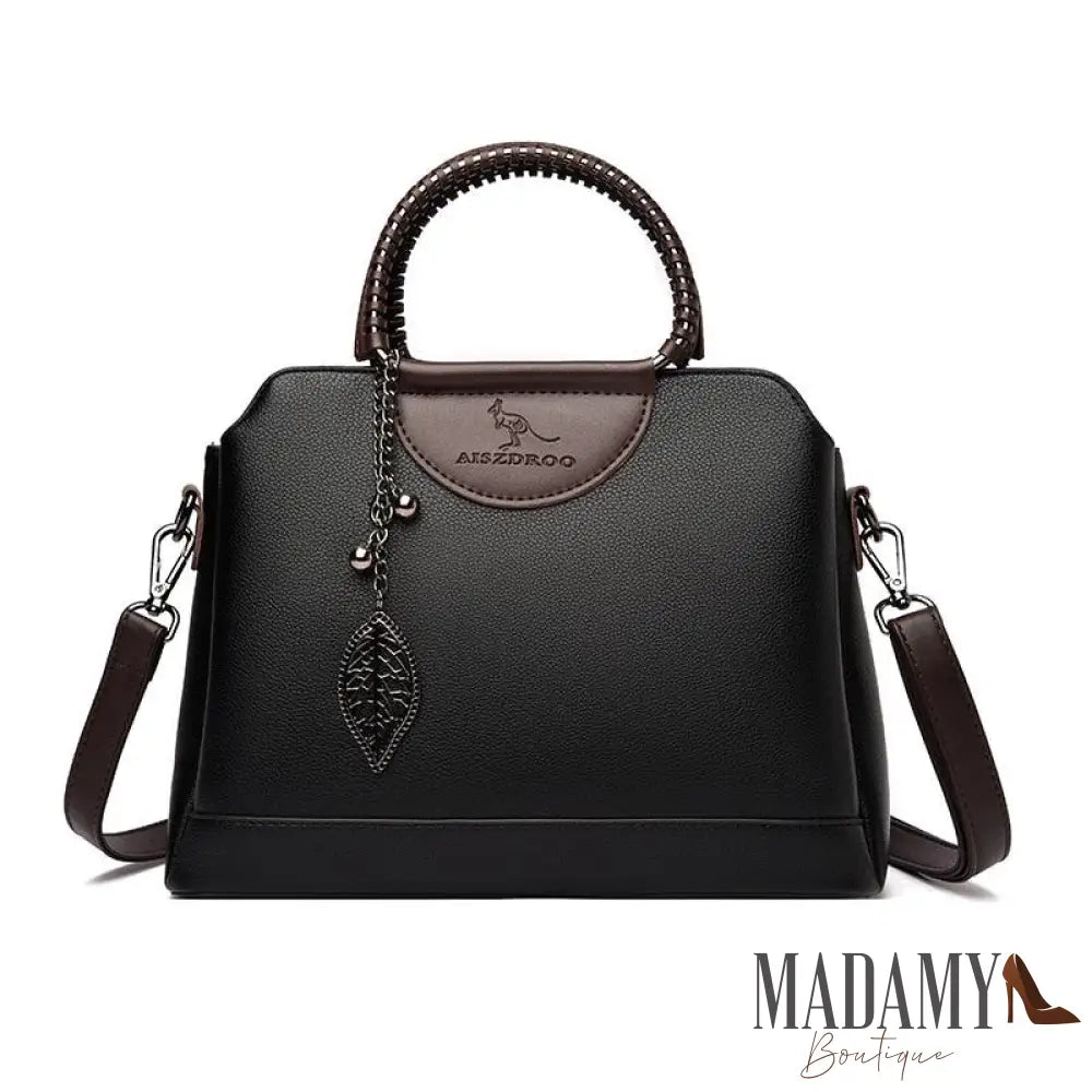 Bolsa Madamy Calamata Preto