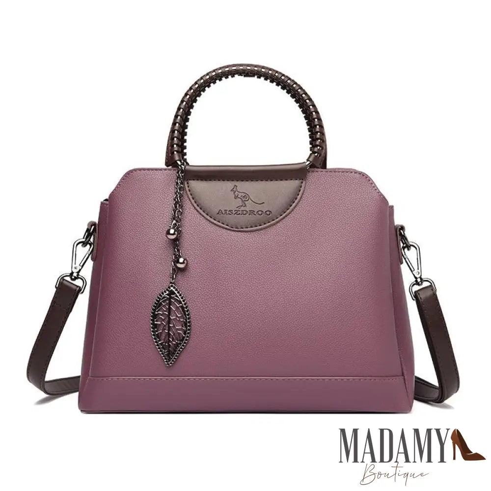 Bolsa Madamy Calamata Roxo