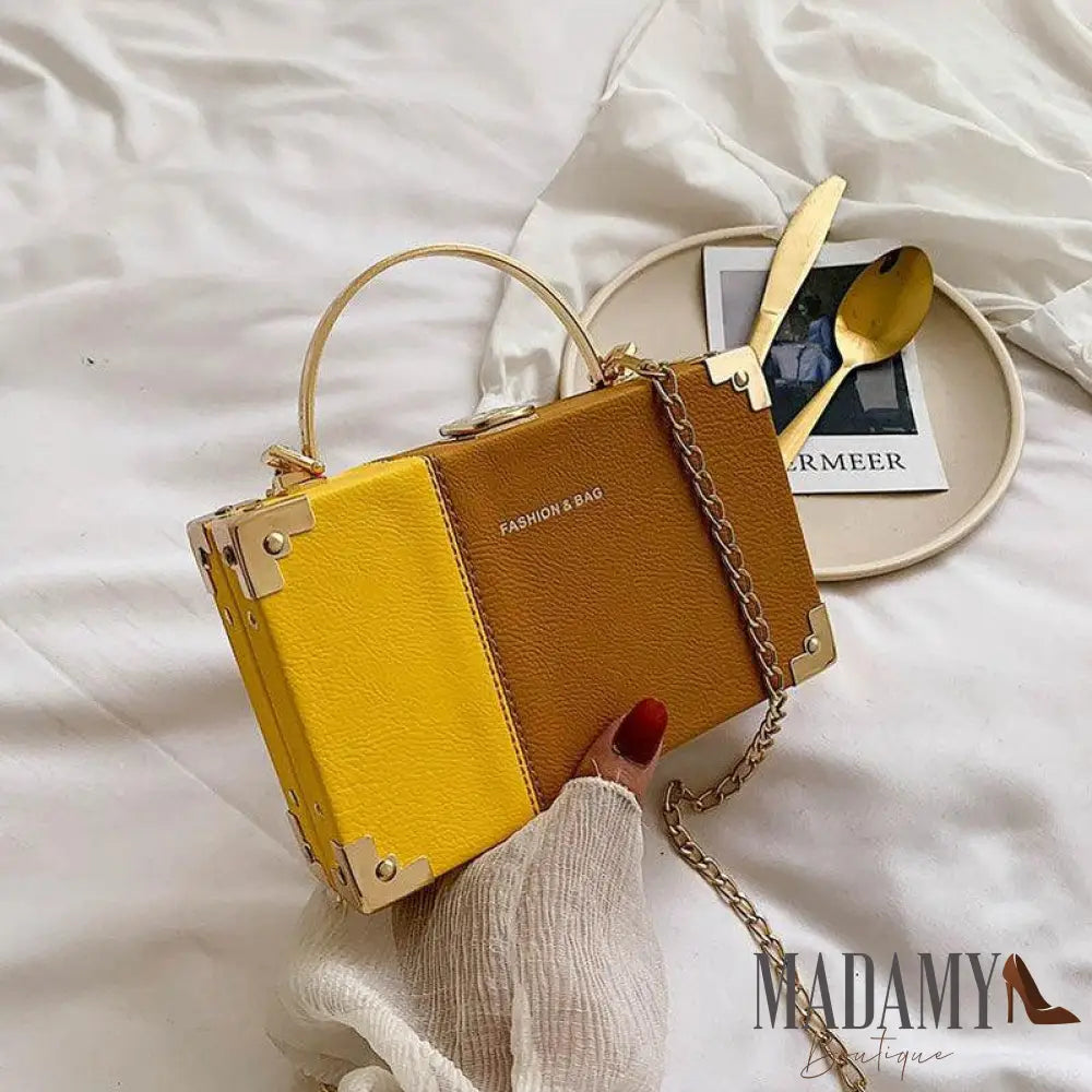 Bolsa Madamy Cálcis Amarelo