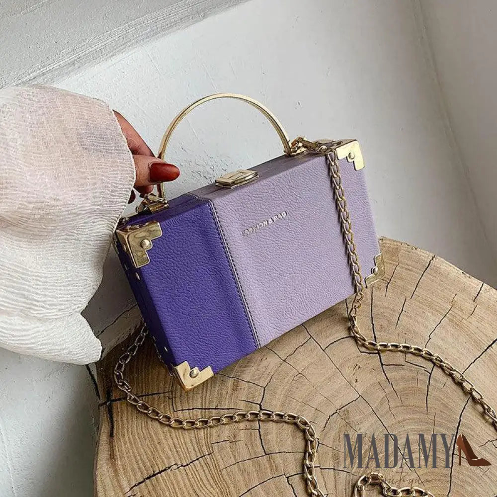 Bolsa Madamy Cálcis Roxo