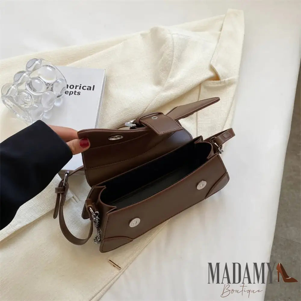 Solid color Women Chain Shoulder Side Bag Small PU Leather Handbag And Wallet Vintage Luxury Brand Lady Flap Crossbody