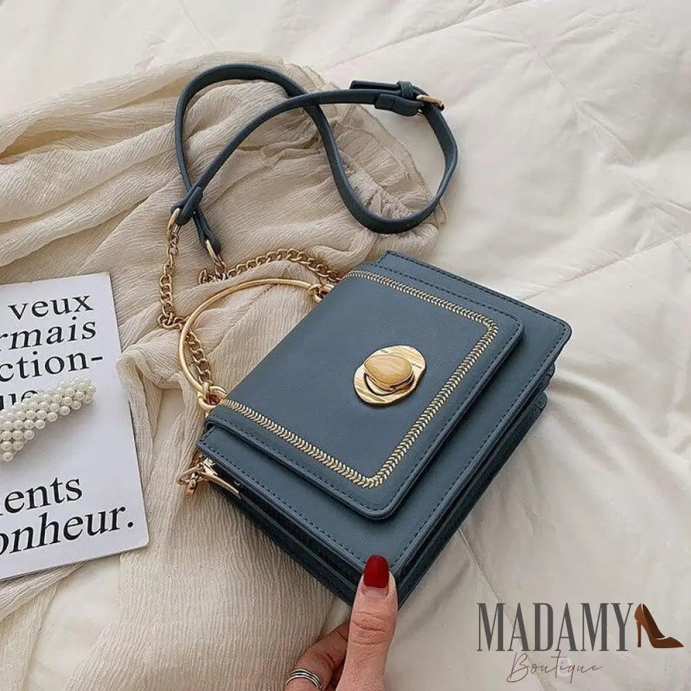 Bolsa Madamy Delfos Azul Feminina