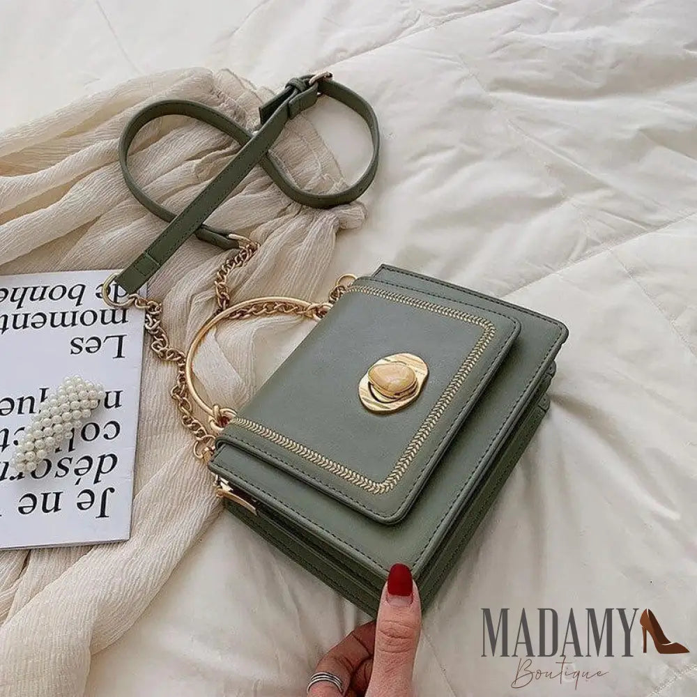 Bolsa Madamy Delfos Verde Feminina