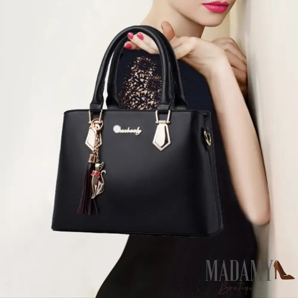 2PCS PU leather handbag crossbody bag two sets of high-end temperament versatile exquisite women’s bag slanting cross