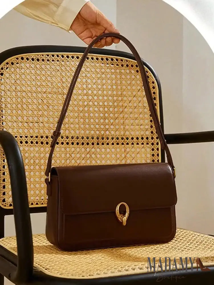 Retro women’s 2024 new high-end texture niche underarm bag crossbody shoulder bag