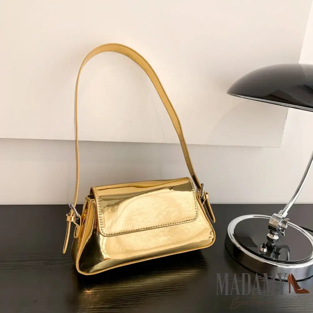 Luxury Designer Handbags for Women Laser Armpit Bag Brand Shoulder Bag Silver Chic Female Top Handle Bag Shopper Tote
