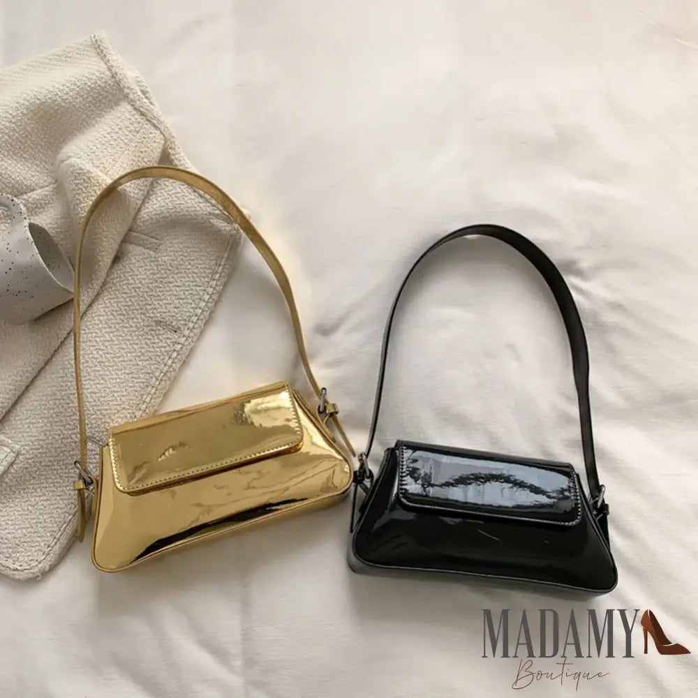 Luxury Designer Handbags for Women Laser Armpit Bag Brand Shoulder Bag Silver Chic Female Top Handle Bag Shopper Tote