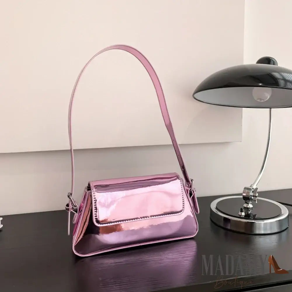 Luxury Designer Handbags for Women Laser Armpit Bag Brand Shoulder Bag Silver Chic Female Top Handle Bag Shopper Tote