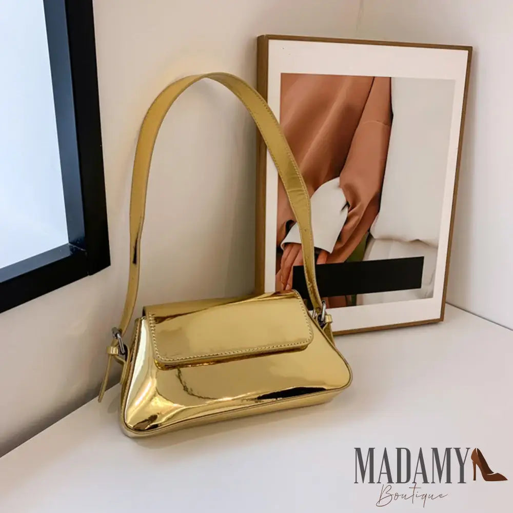 Luxury Designer Handbags for Women Laser Armpit Bag Brand Shoulder Bag Silver Chic Female Top Handle Bag Shopper Tote