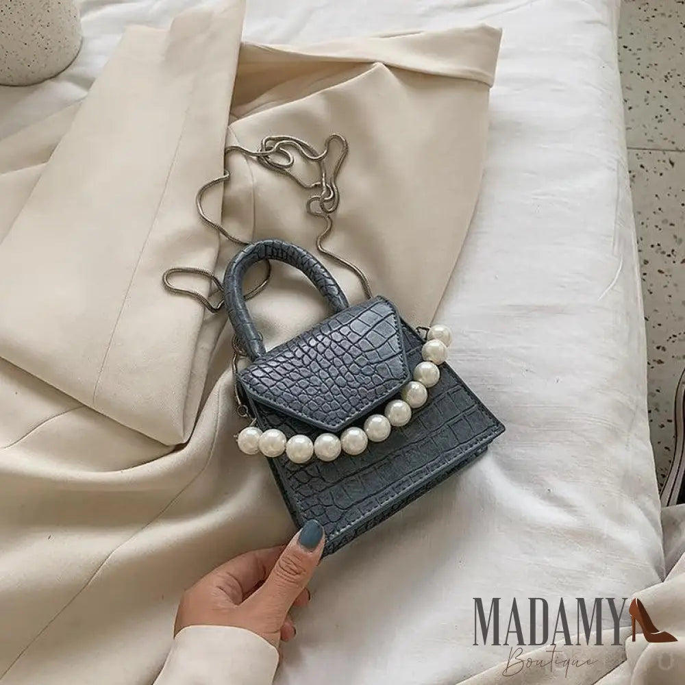 Bolsa Madamy Pérola Azul