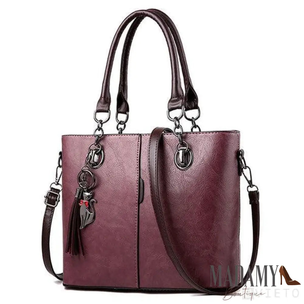 Bolsa Madamy Poland Violeta Escuro