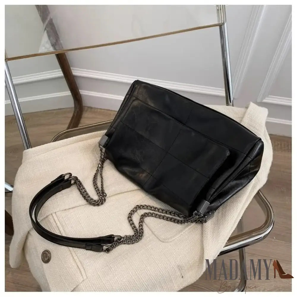 Fashion Women’s Commuter Bags Niche Chain Crossbody Bag Ladies Shoulder Large Capacity Handbag Cross Square PU