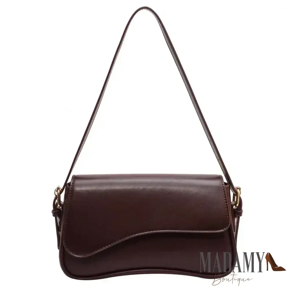 Vintage Leather Crossbody Bags for Women 2024 Designer Female Small Flap Shoulder Underarm Bag Armpit Handbags and