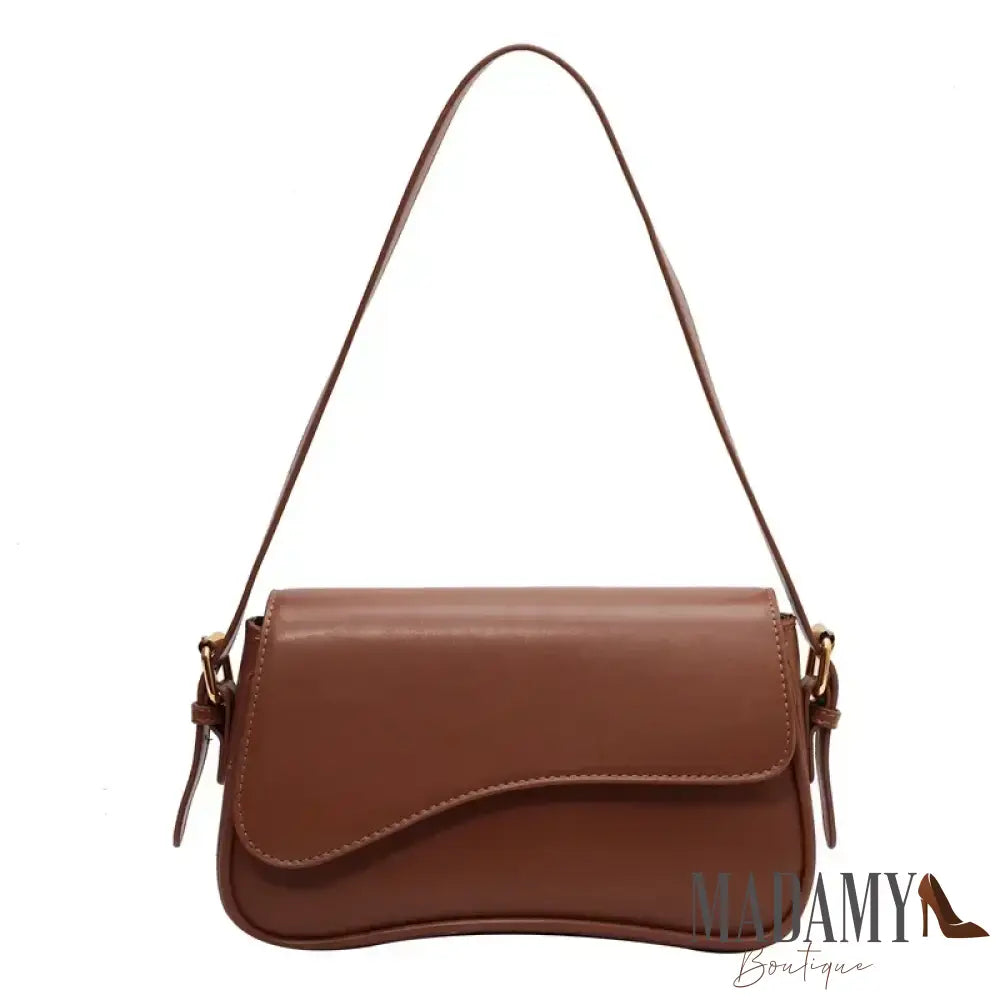 Vintage Leather Crossbody Bags for Women 2024 Designer Female Small Flap Shoulder Underarm Bag Armpit Handbags and