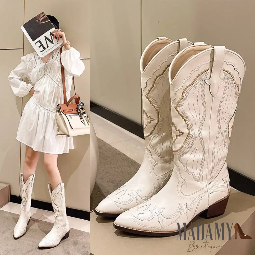 Bota Madamy Country Off White