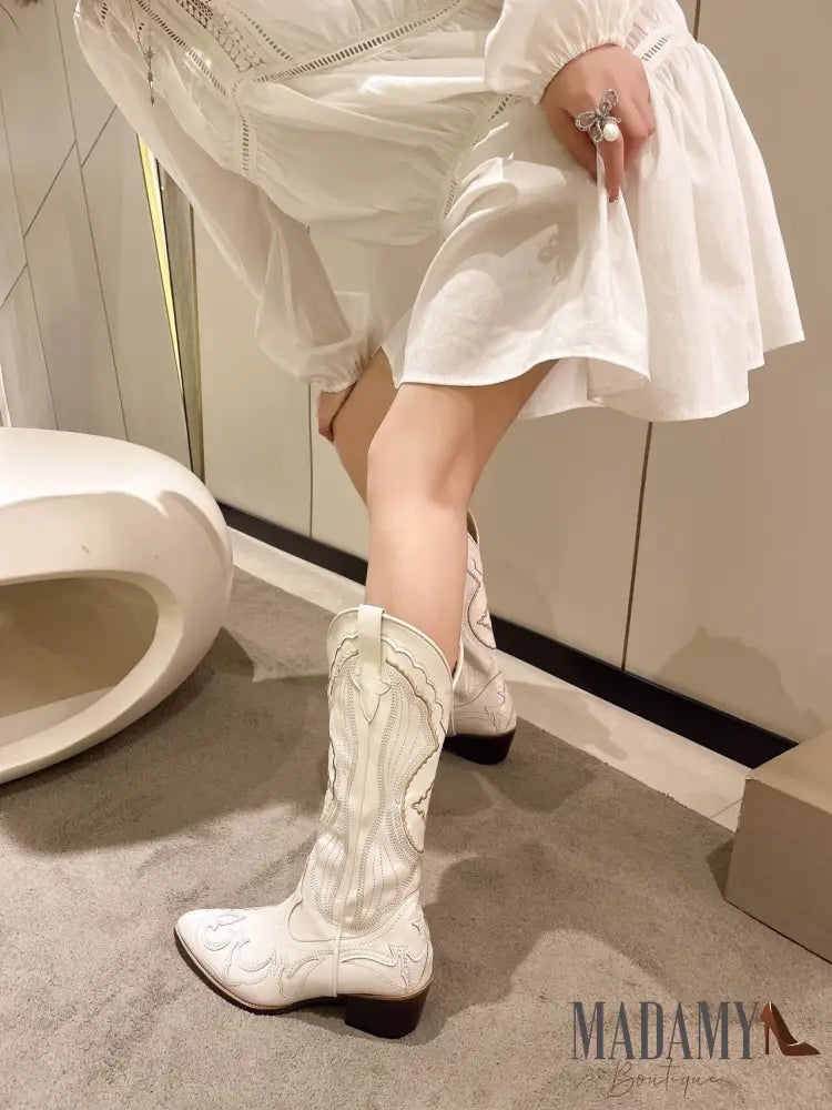 Bota Madamy Country Off White