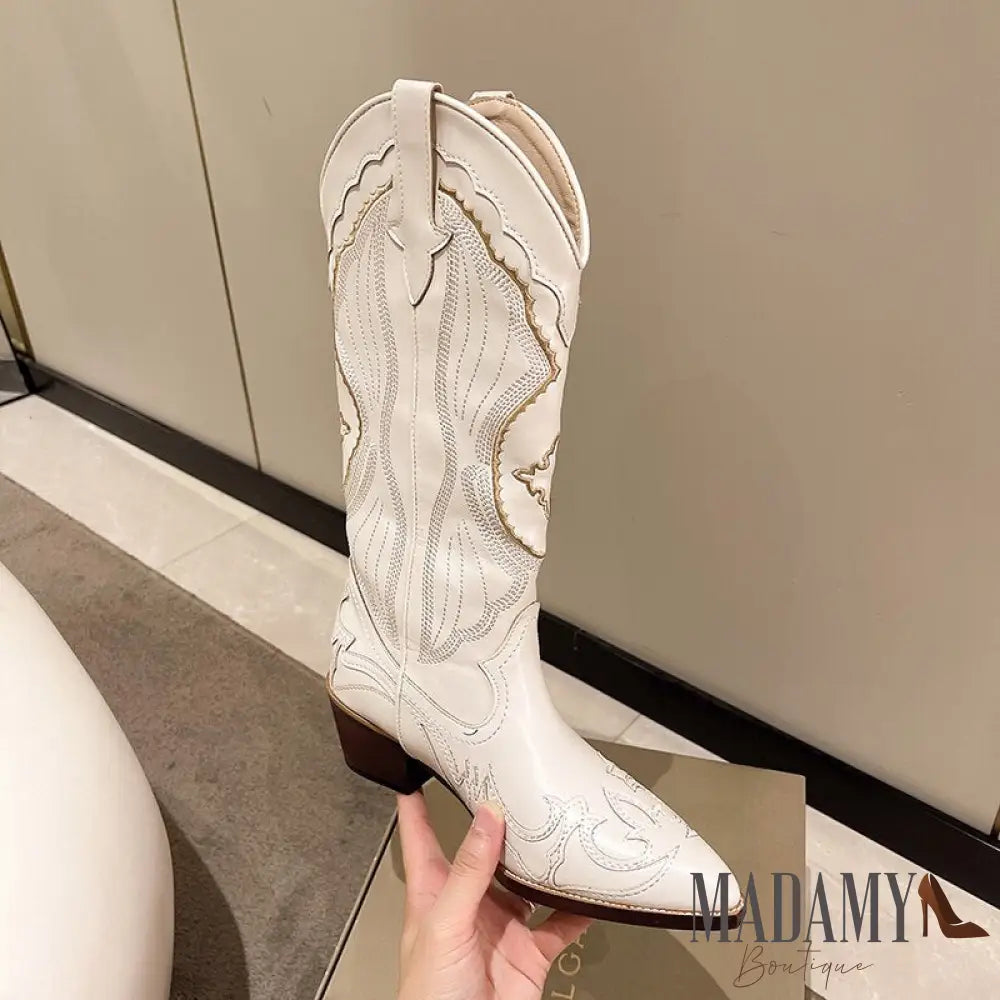 Bota Madamy Country Off White