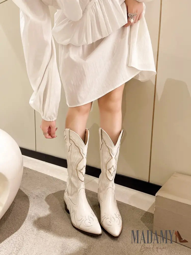Bota Madamy Country Off White