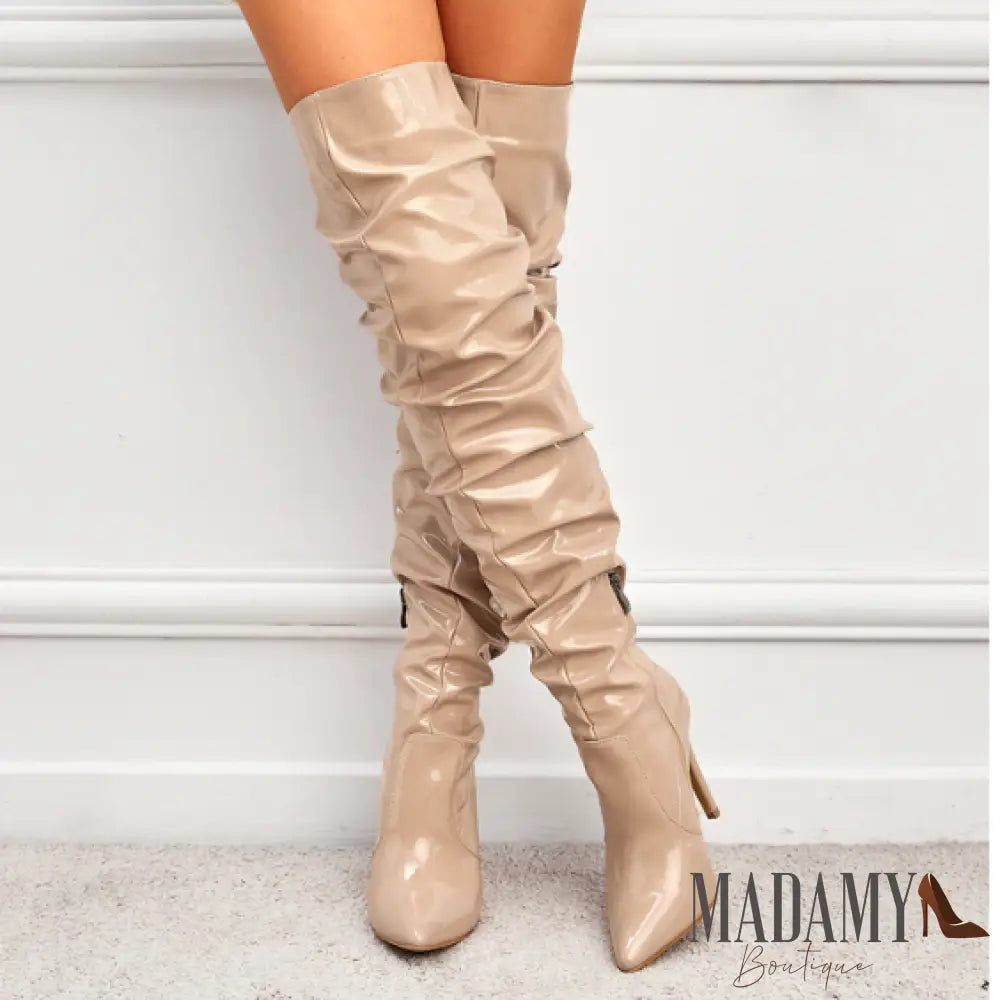 Bota Madamy French Bege / 33 Calçado