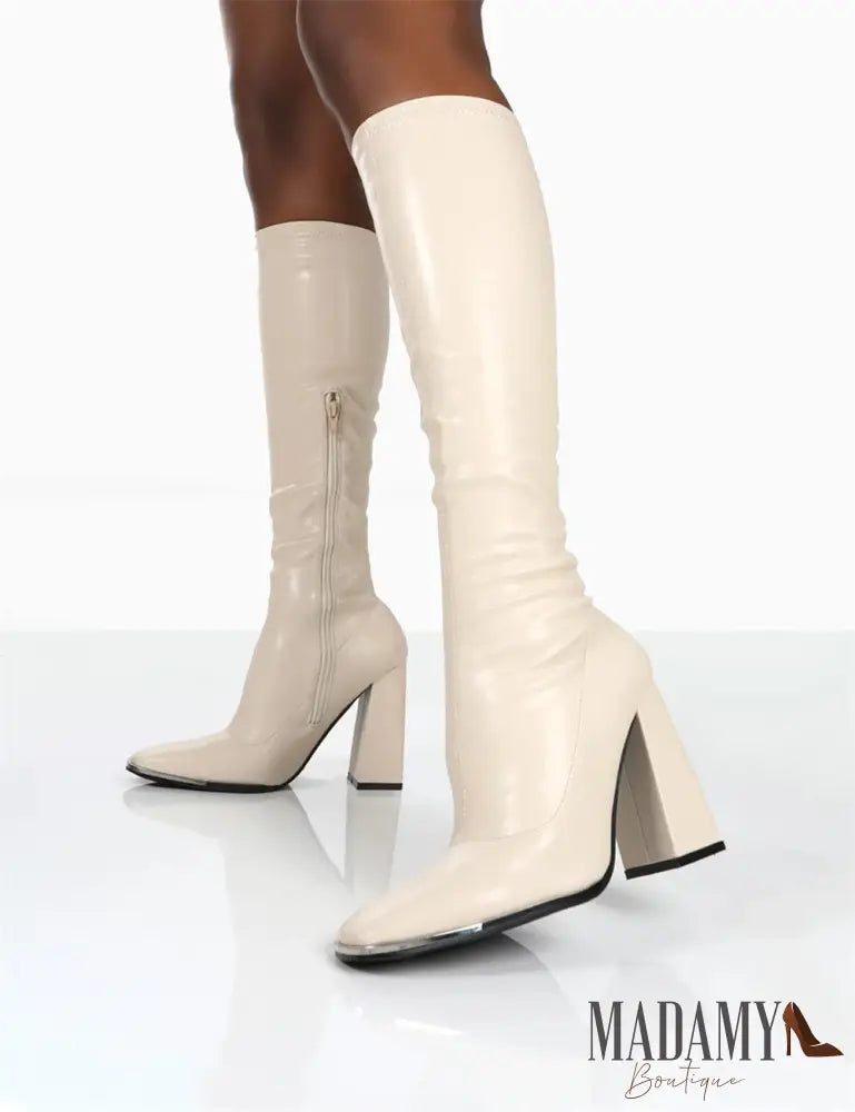 Bota Madamy Los Angeles Branco / 34 Calçados