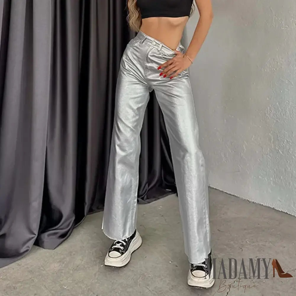 Calça Madamy Silver High