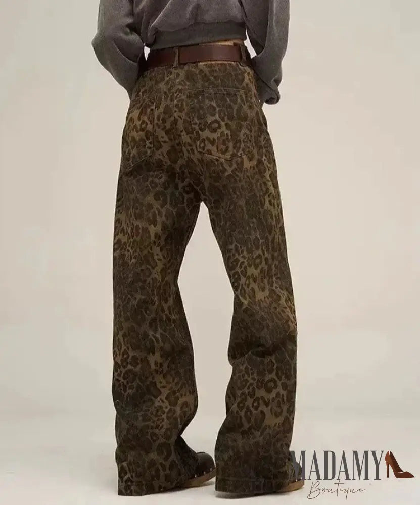 Calça Madamy Wide Leopard