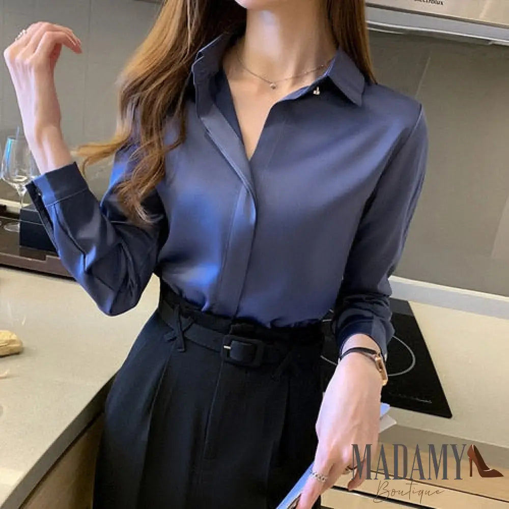 Camisa Madamy Luna Azul / P
