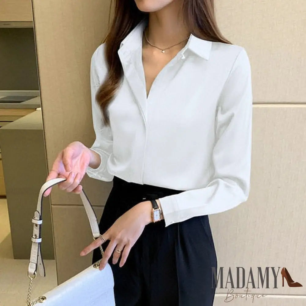 Camisa Madamy Luna Branco / P