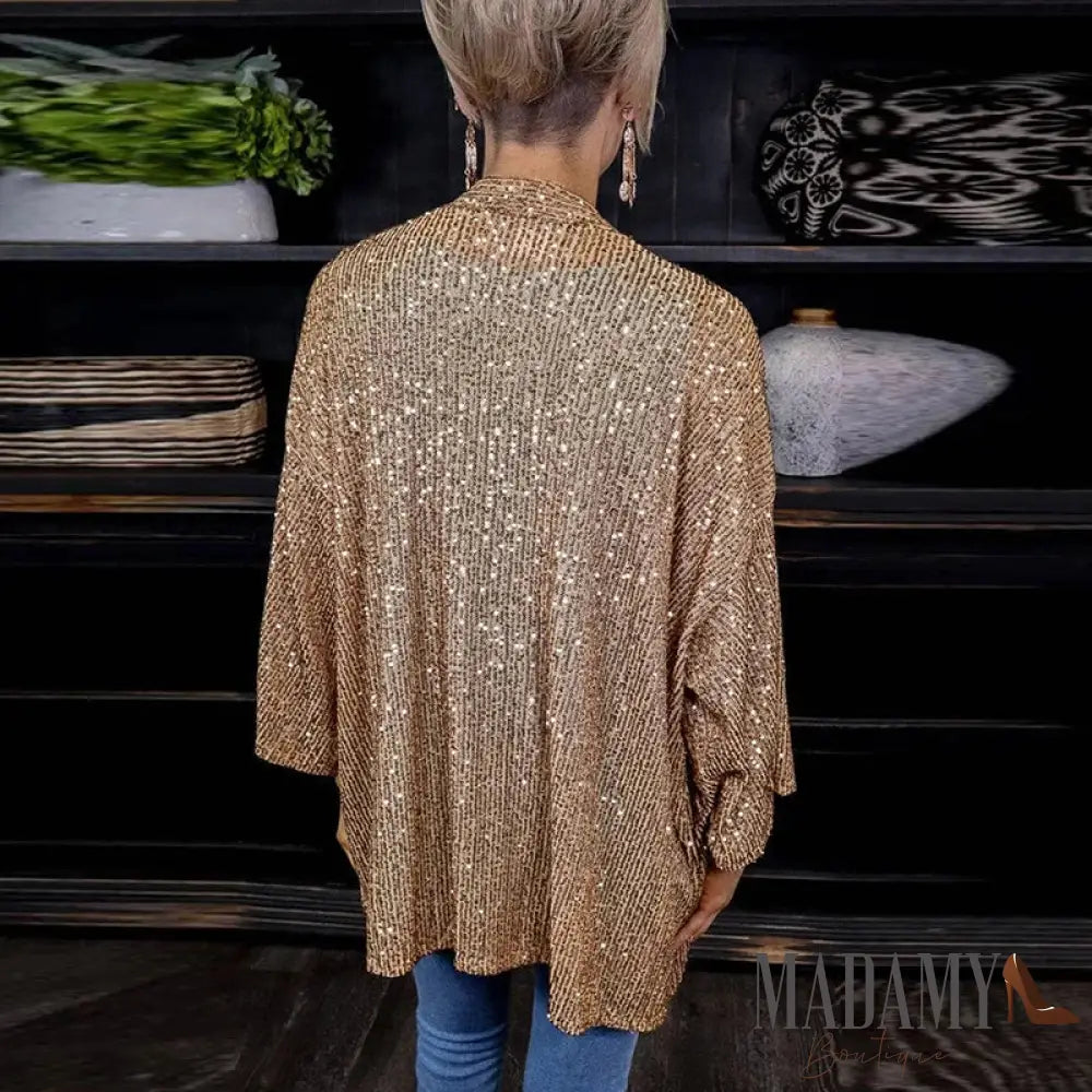 Jaqueta Cardigã Madamy Sequins