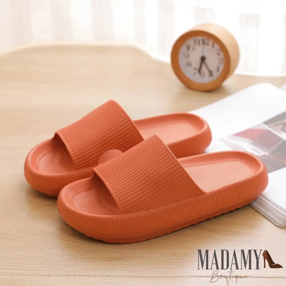 Chinelo Madamy Nuvem Confort Laranja / 33-34