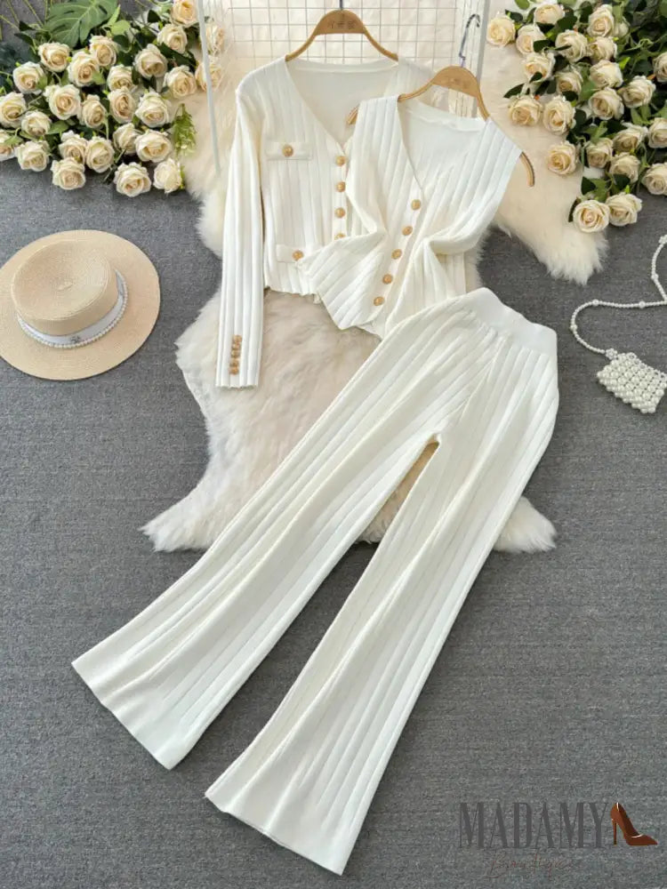 Conjunto De Calça Regata E Suéter