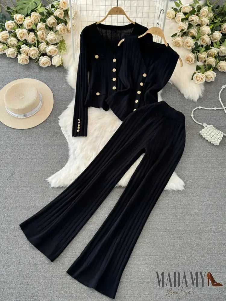 Conjunto De Calça Regata E Suéter