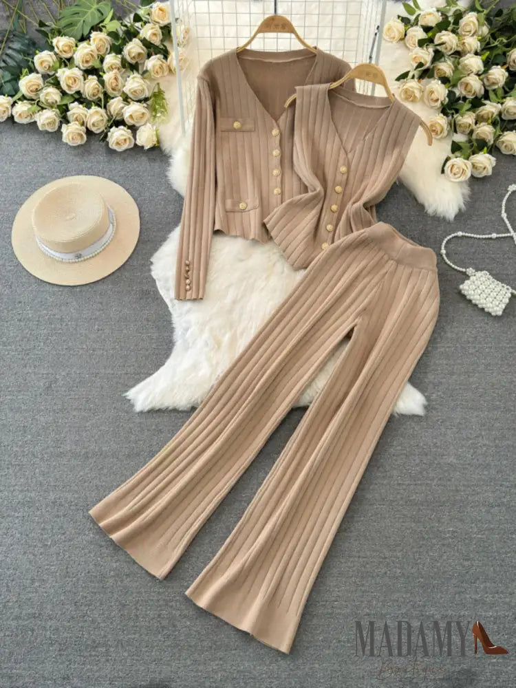 Conjunto De Calça Regata E Suéter