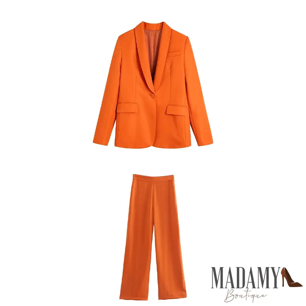 Conjunto Madamy Amira Laranja / Pp