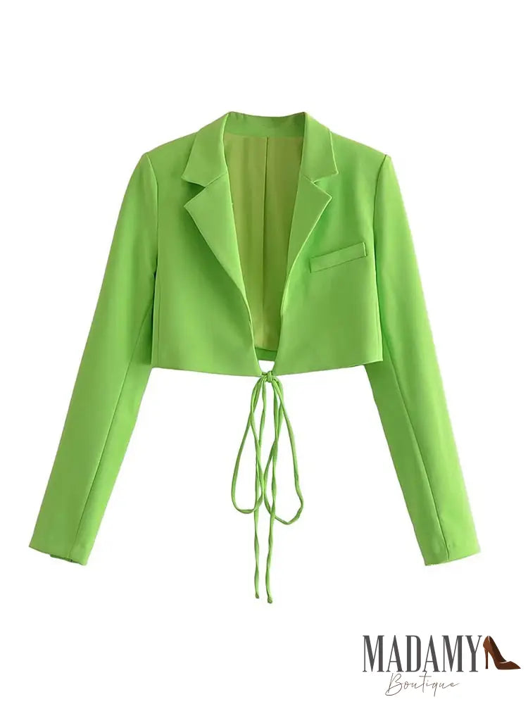 Conjunto Madamy Jasminy Verde / Blazer Pp