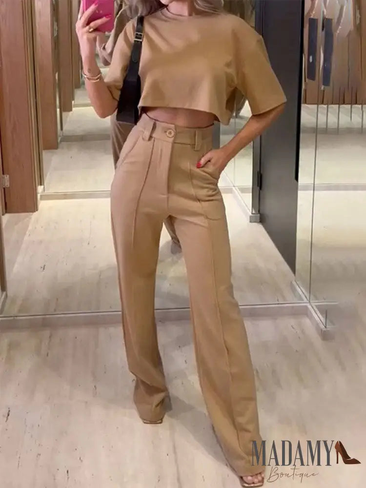 Conjunto Madamy Raika Marrom / P